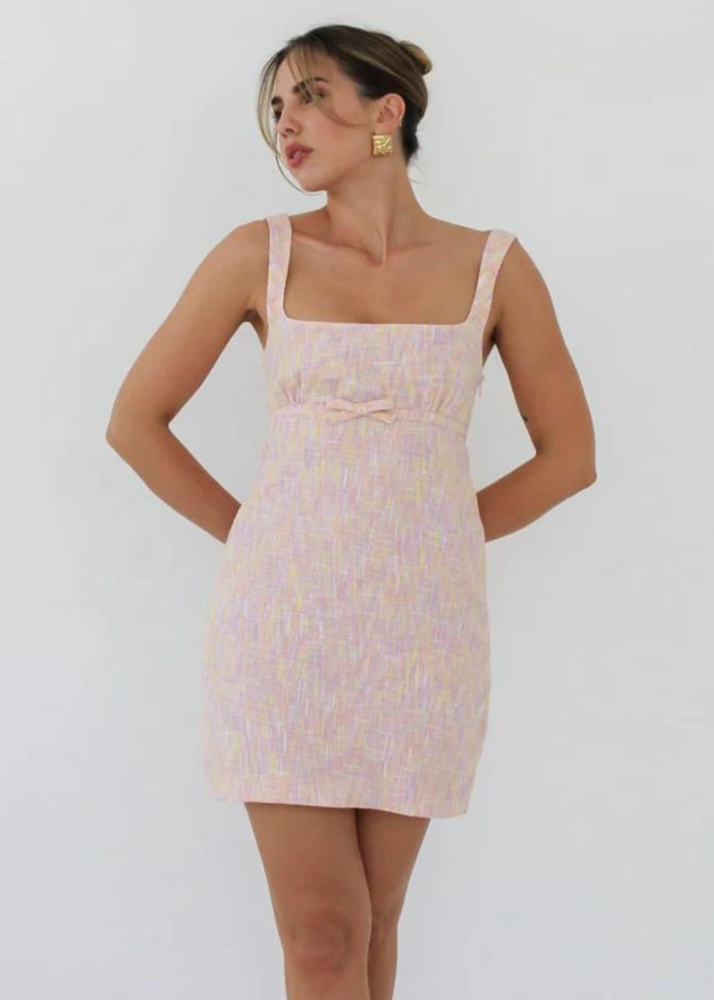 Summer Heights Mini Dress-Serbet