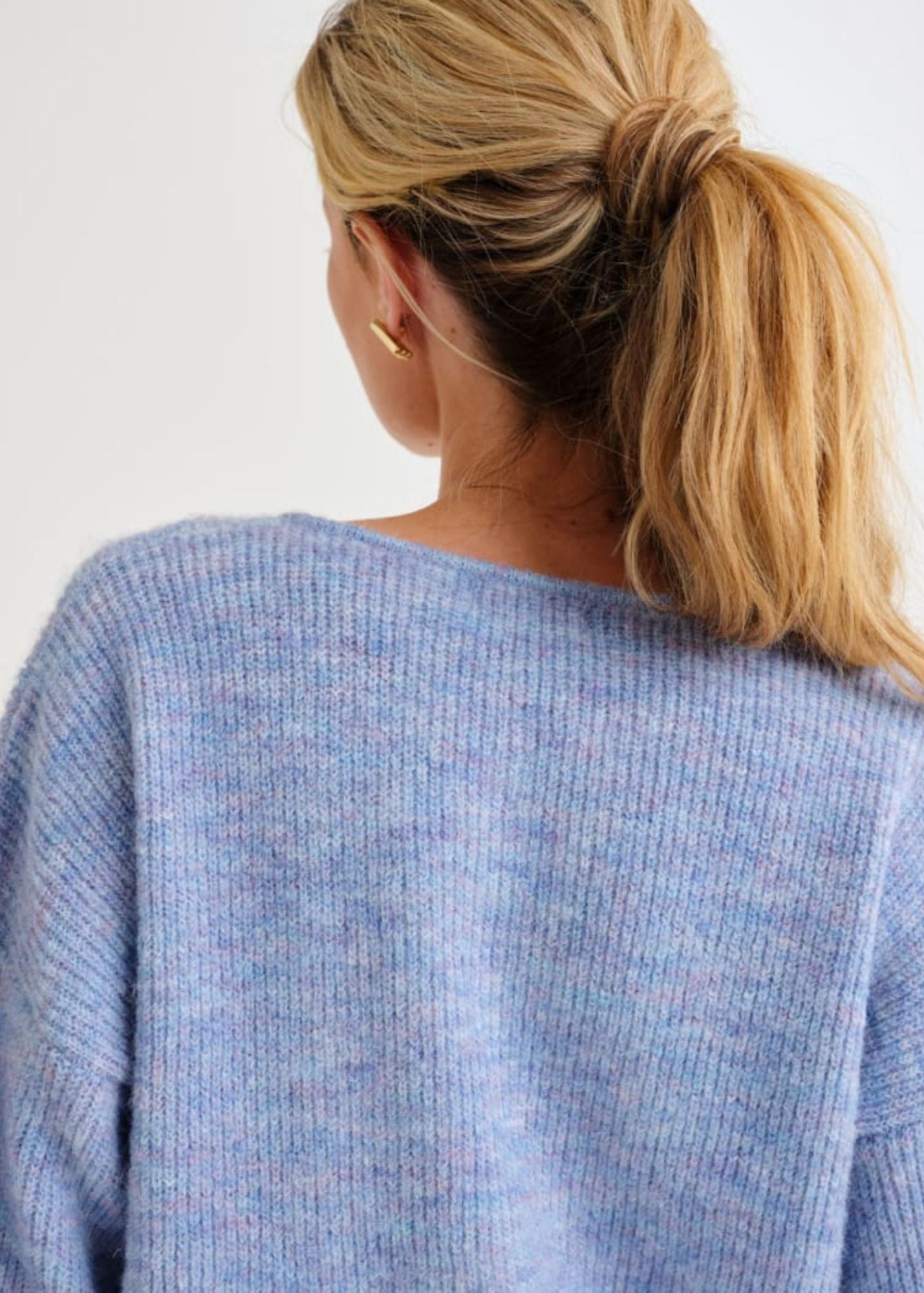 Newport Cardigan-Blue Heather