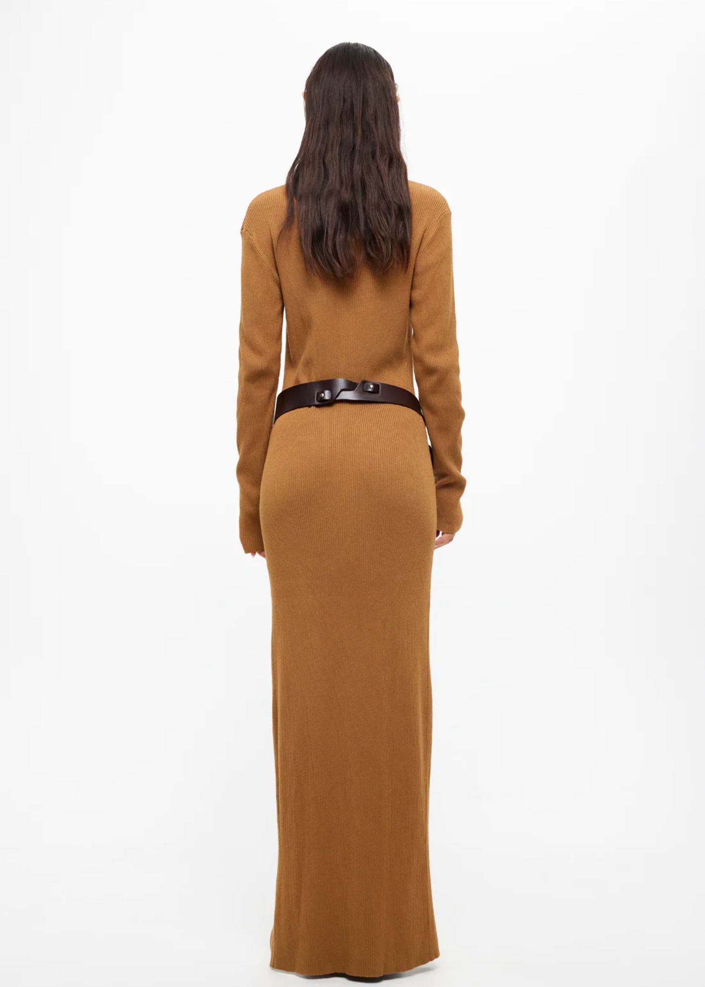 Opulence Maxi Camel Dress