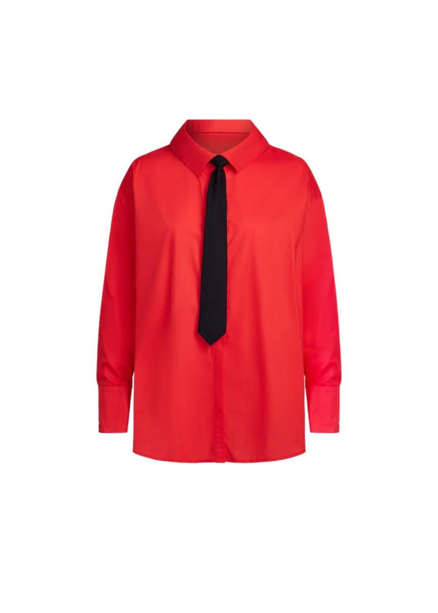 Valentino Tie Shirt-Red