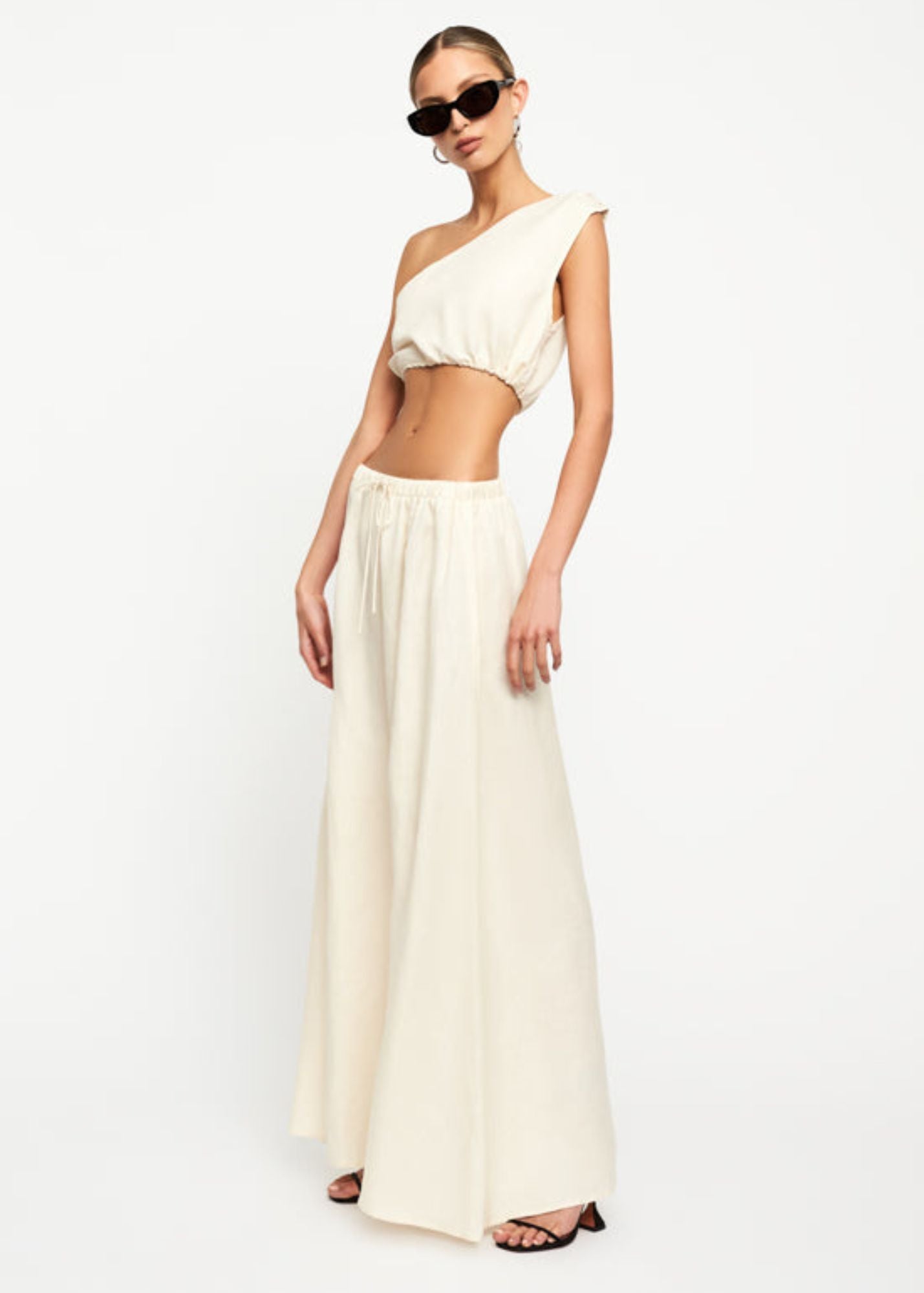 Alexandria Crop Top - Offwhite