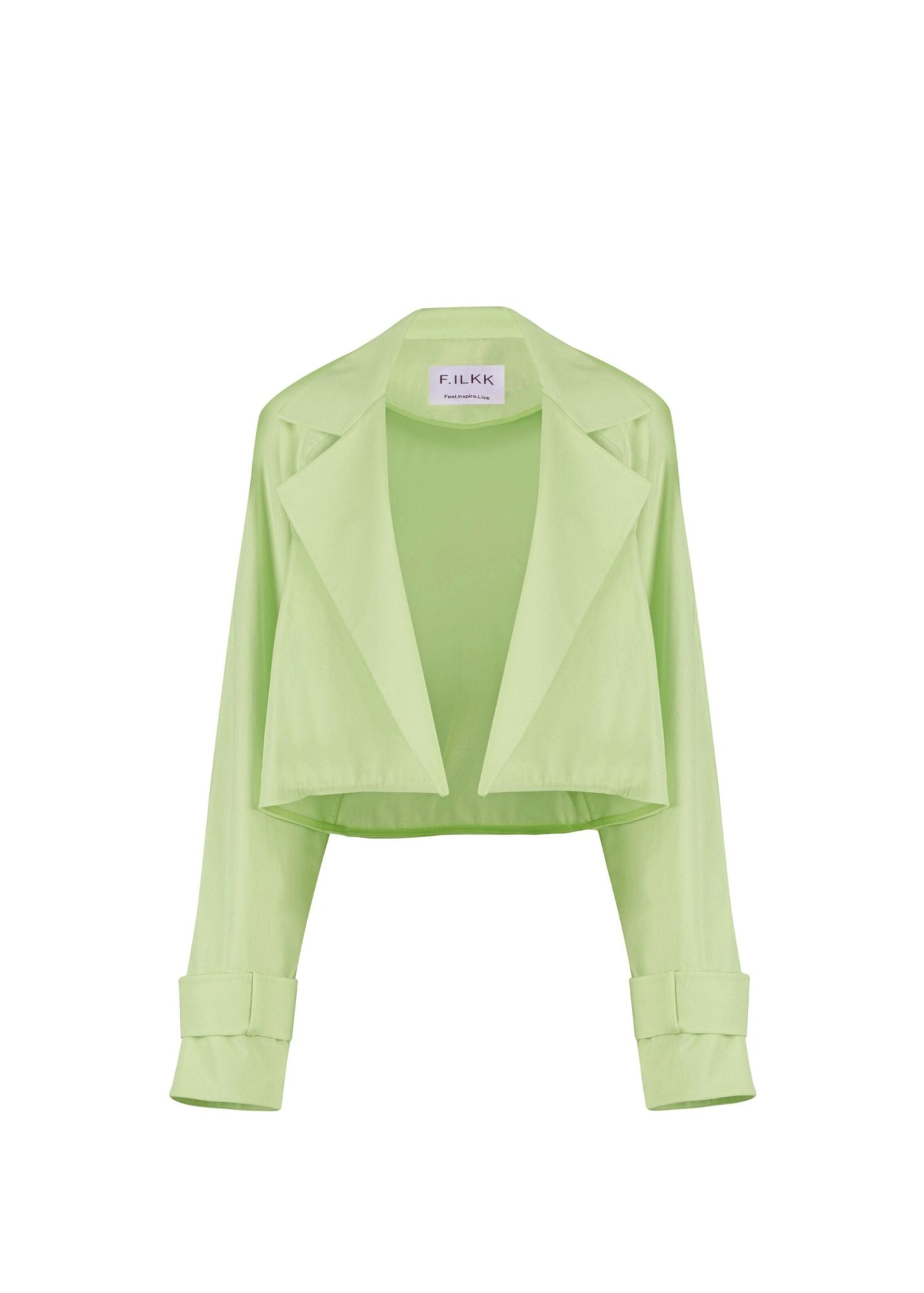 Rhinestone Jacket - Light Green