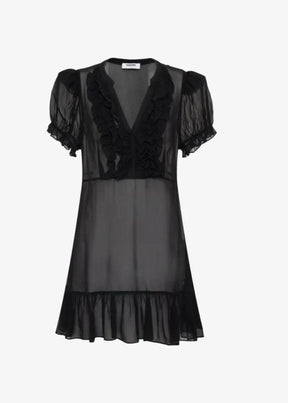 Duchess Mini Dress-Black