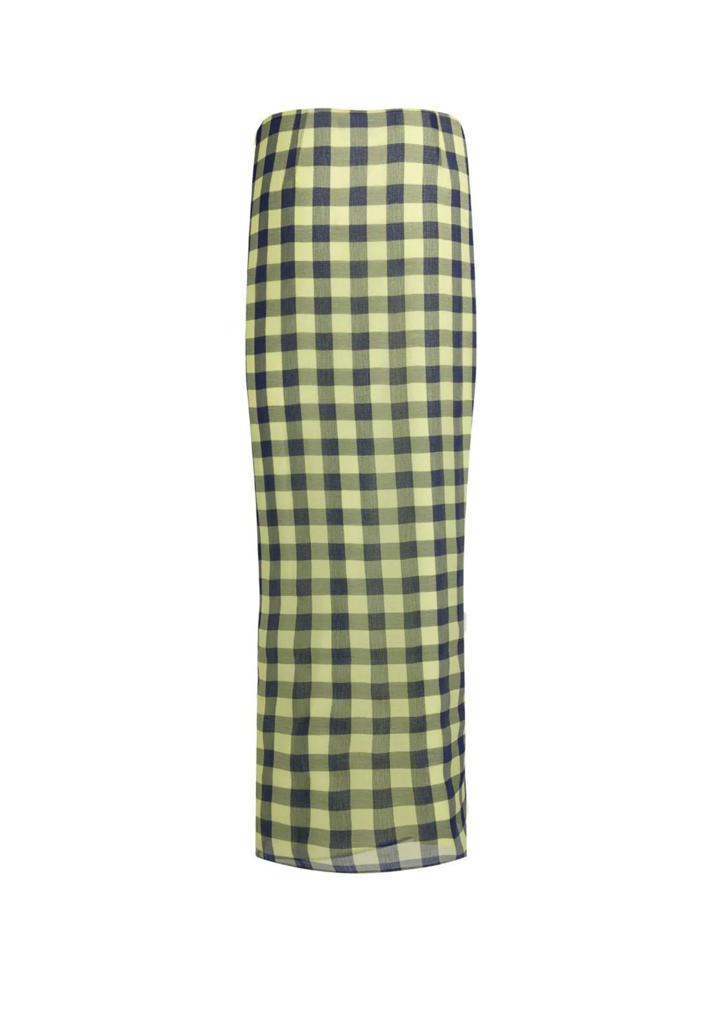 Mariah Maxi Navy Check Skirt