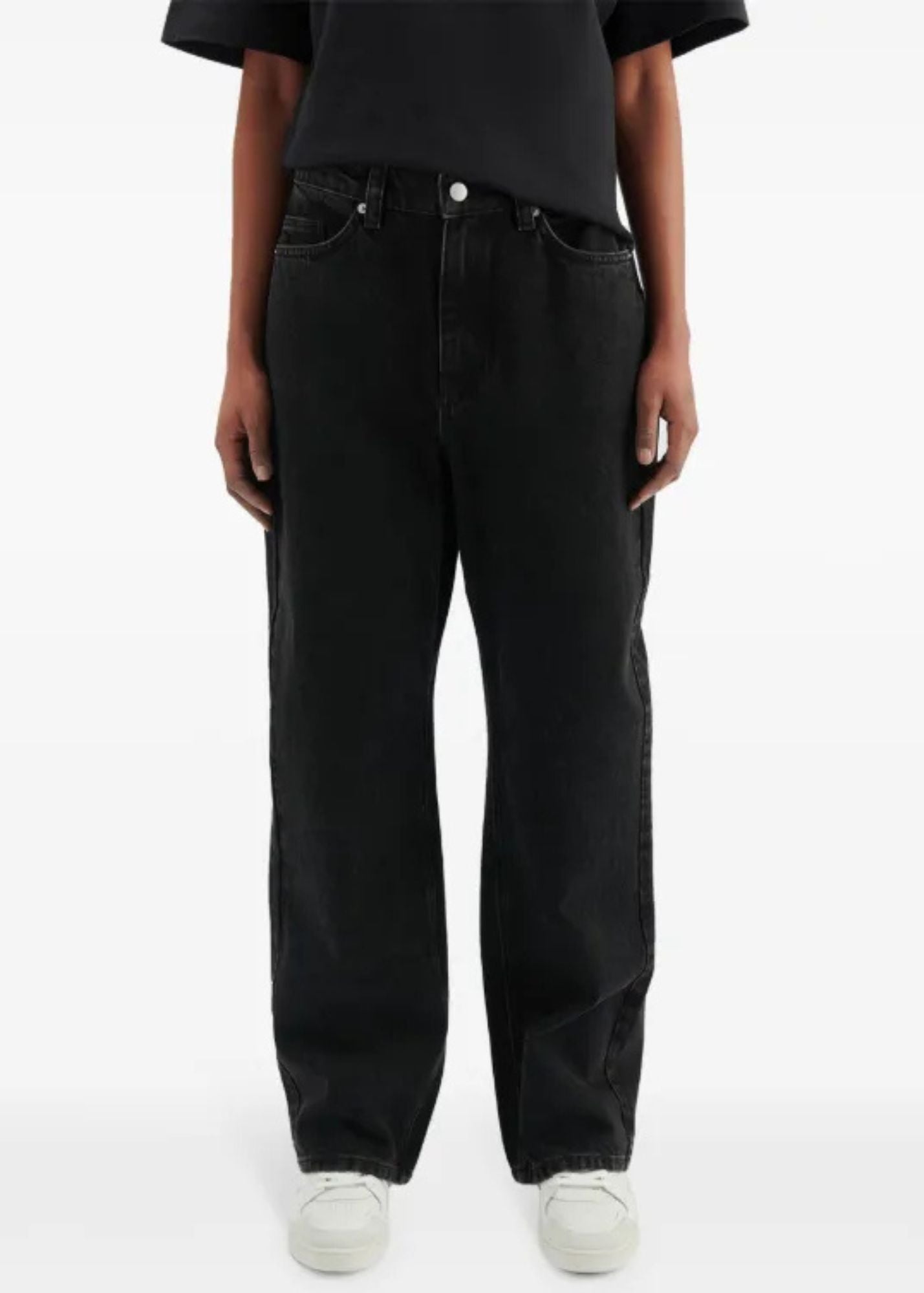 Sly Mid Rise Jeans-Washed Black