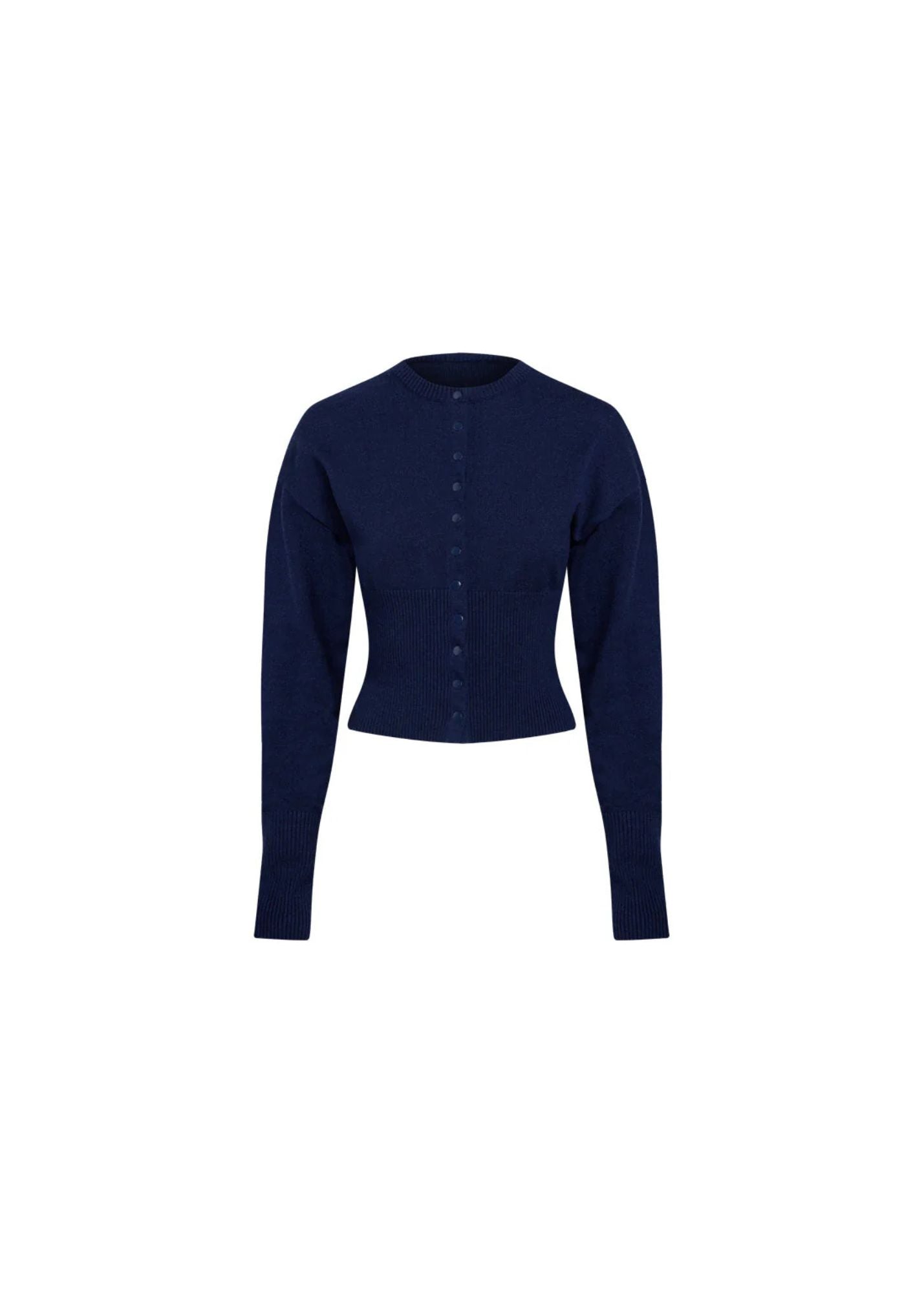 Head In The Clouds Cardigan-Navy