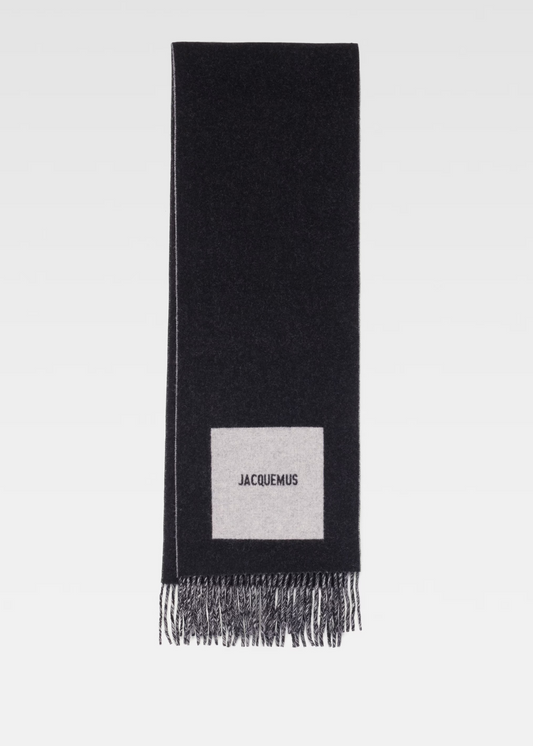 The Rond Carre scarf-Black
