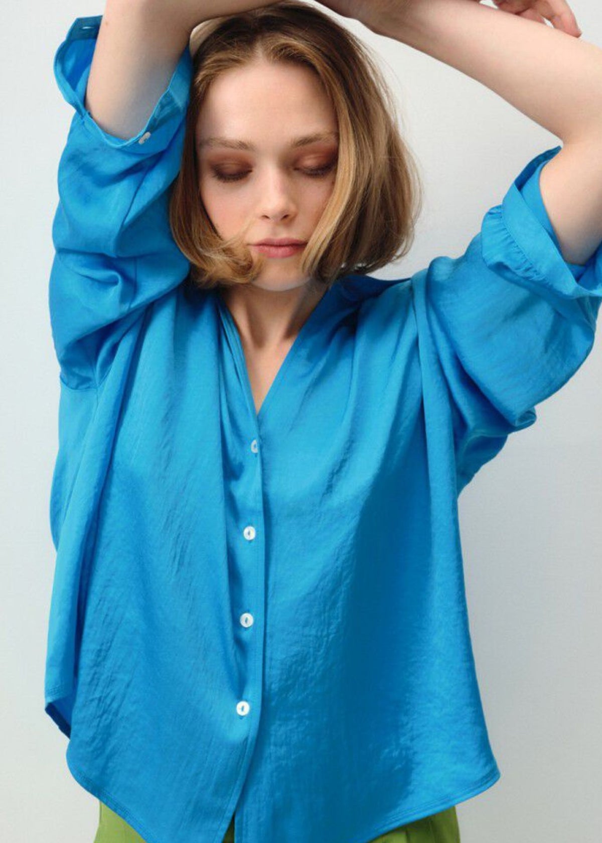 Widland Shirt-Blue Azur