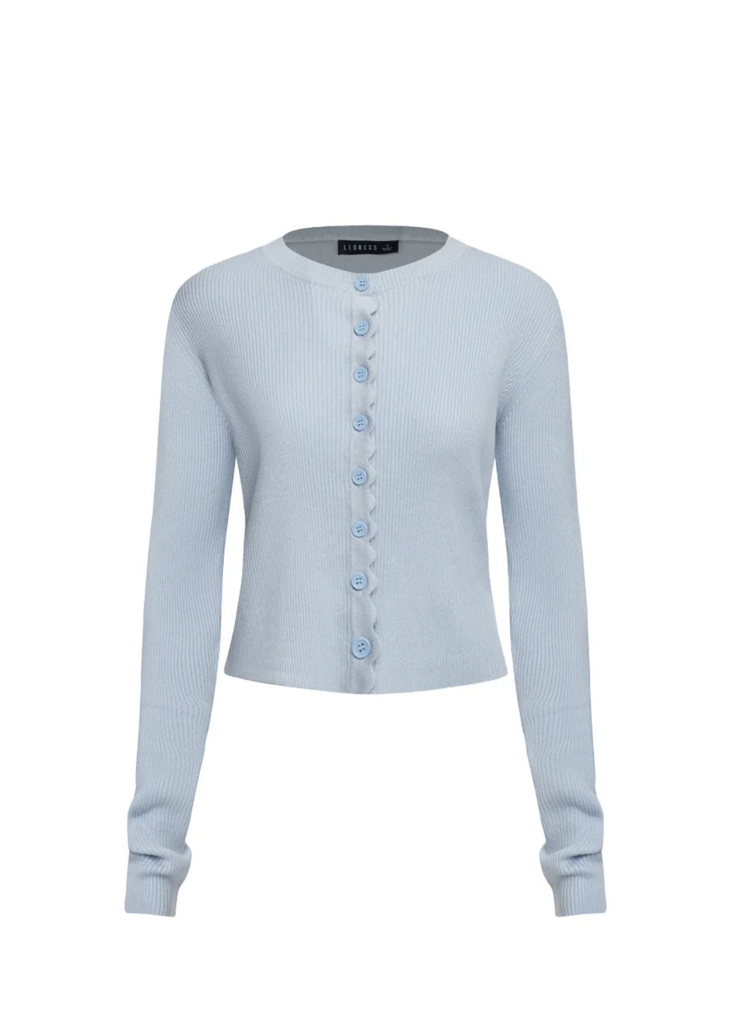 Dollhouse Knit Top-Soft Blue