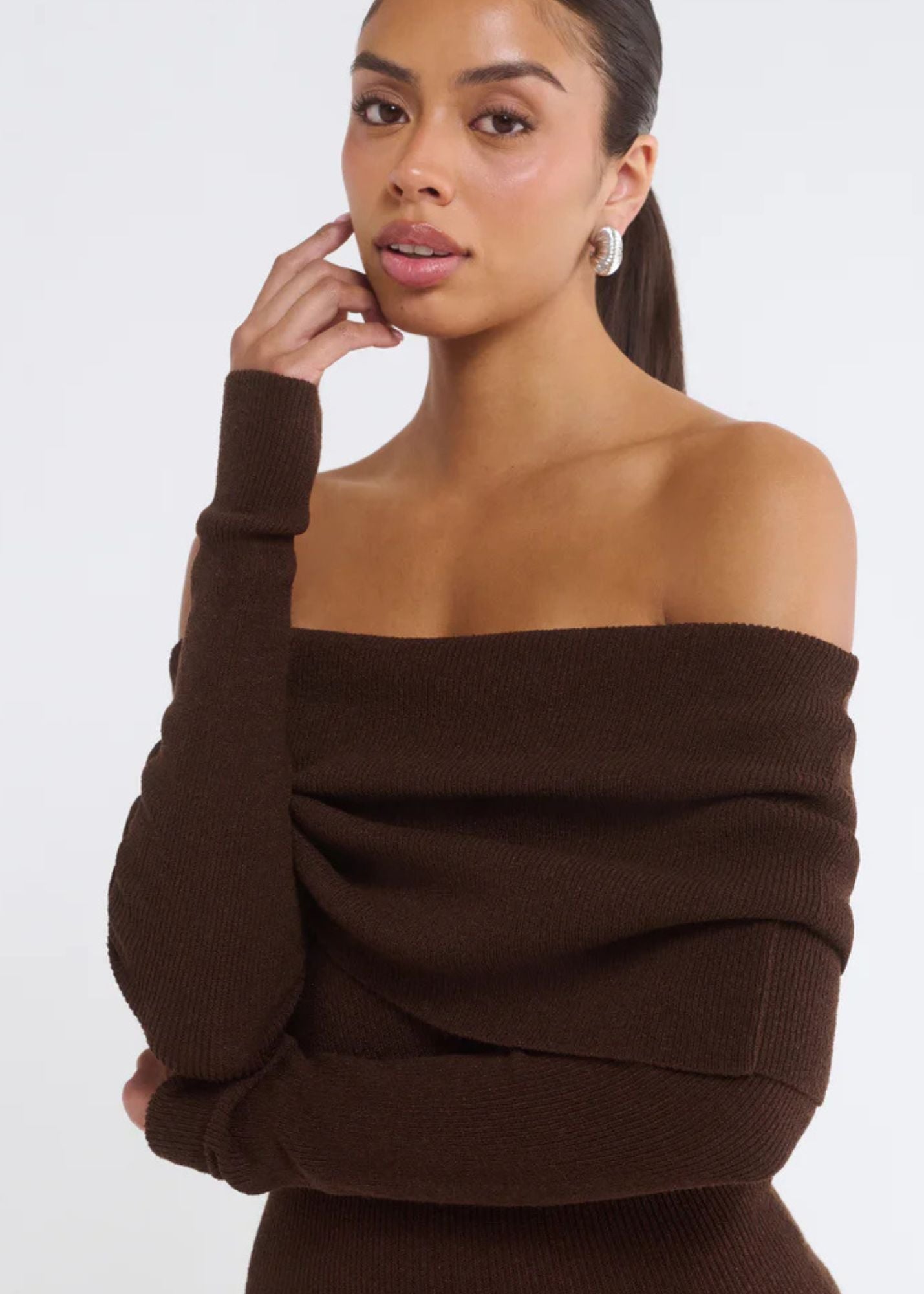 Winona Maxi Dress-Espresso