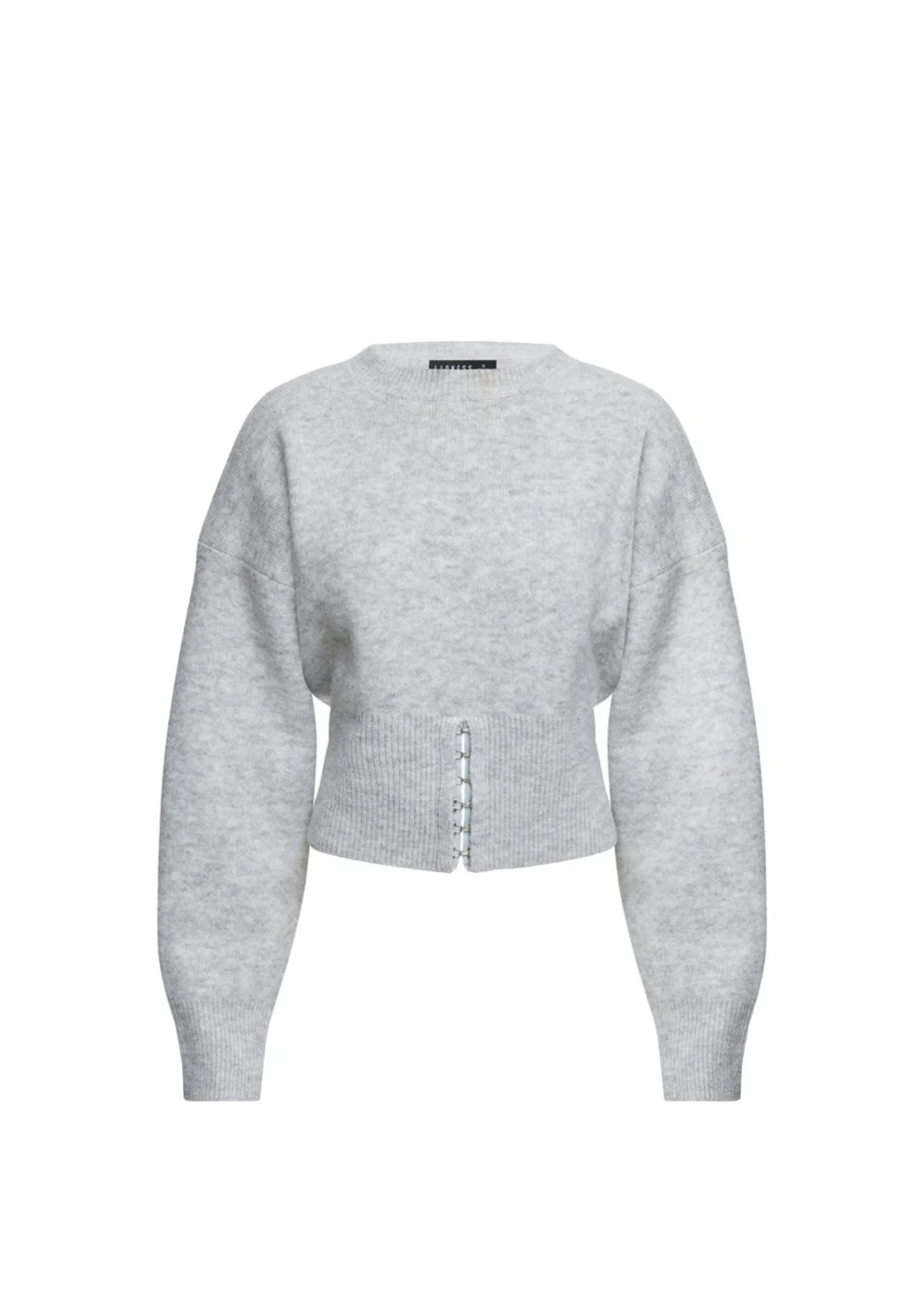 Dion Knit Top-Grey