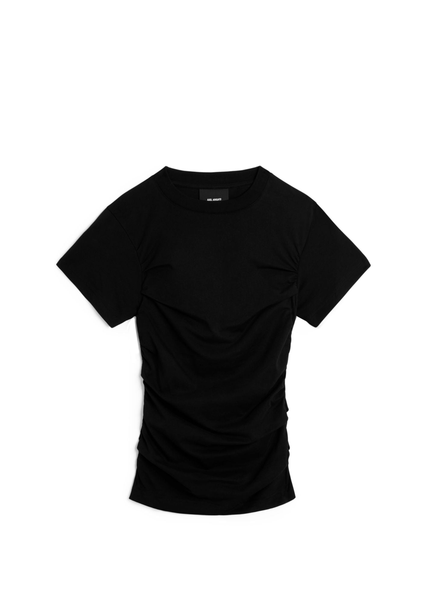 Ria Gathered T-Shirt-Black