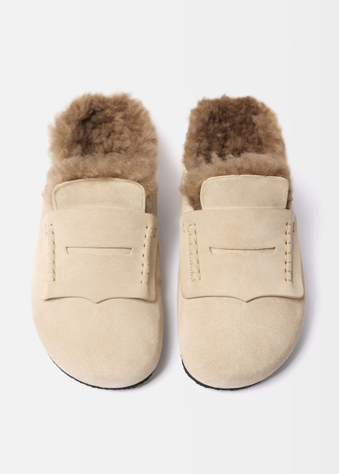 The Mocassins Mules-Beige - Pop Up Concepts