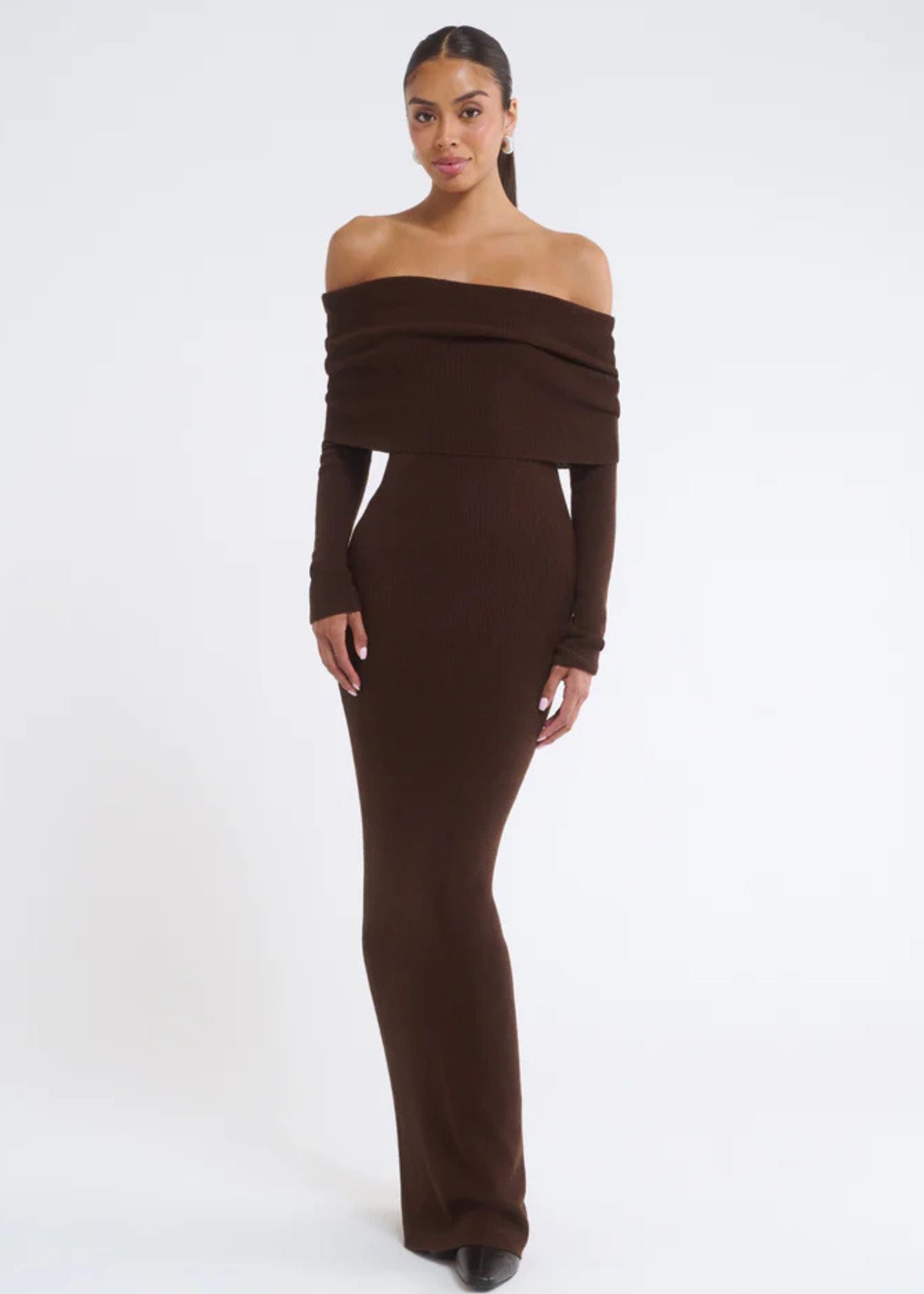 Winona Maxi Dress-Espresso