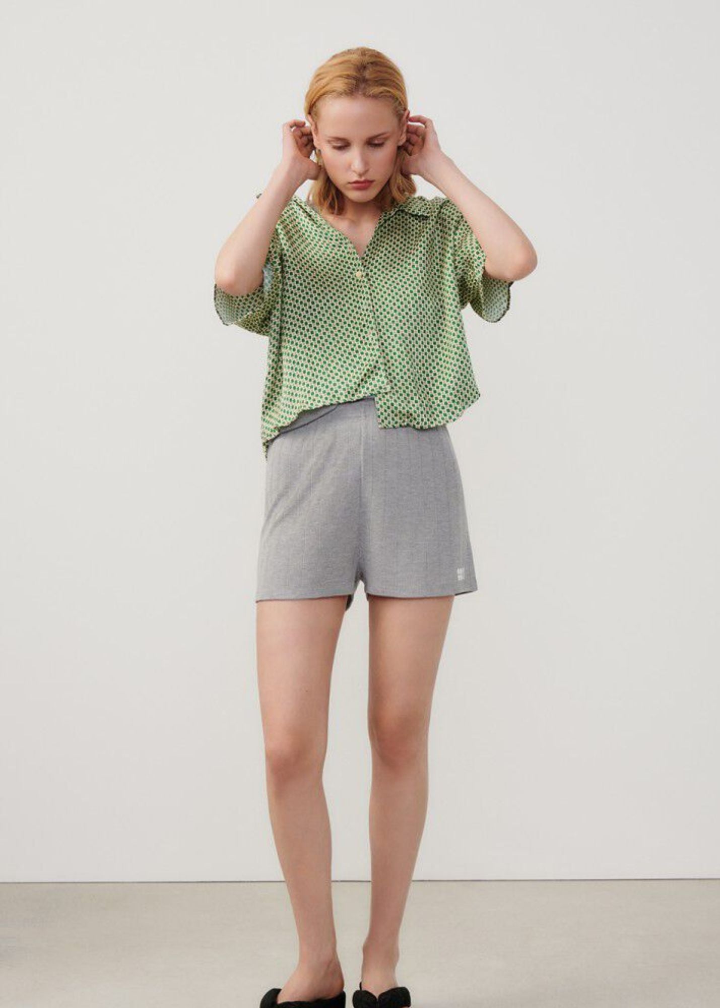 Shaning Shirt-Aramande Green