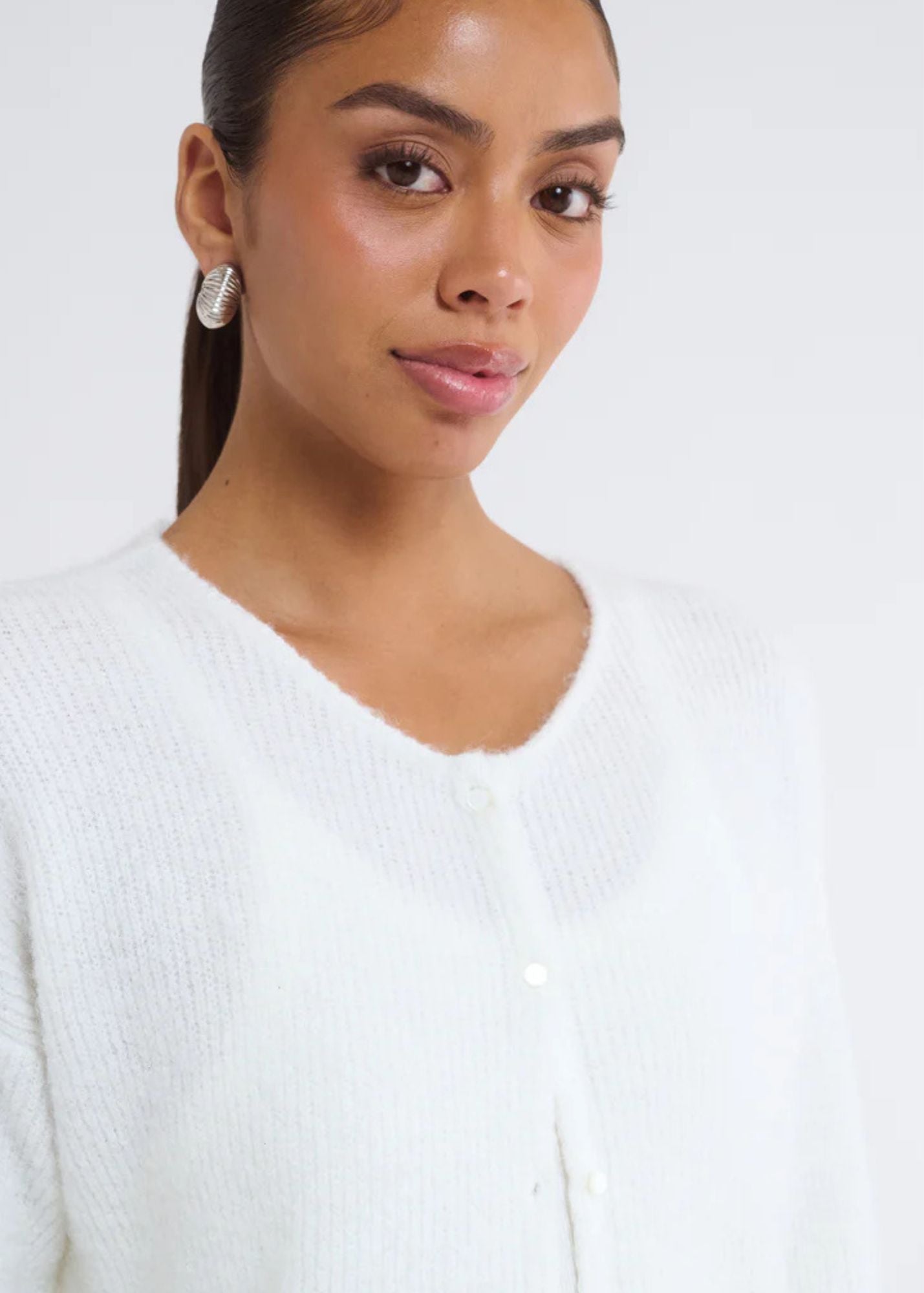 Newport Cardigan-Ivory
