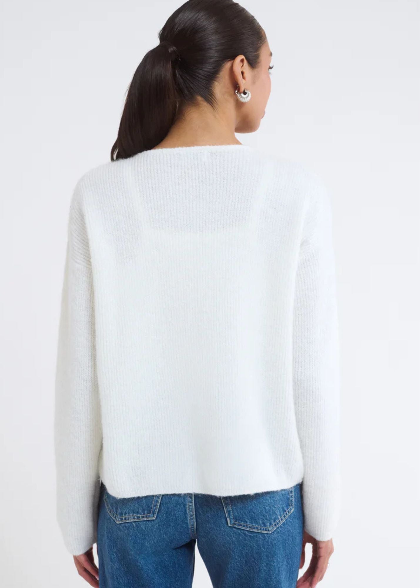 Newport Cardigan-Ivory