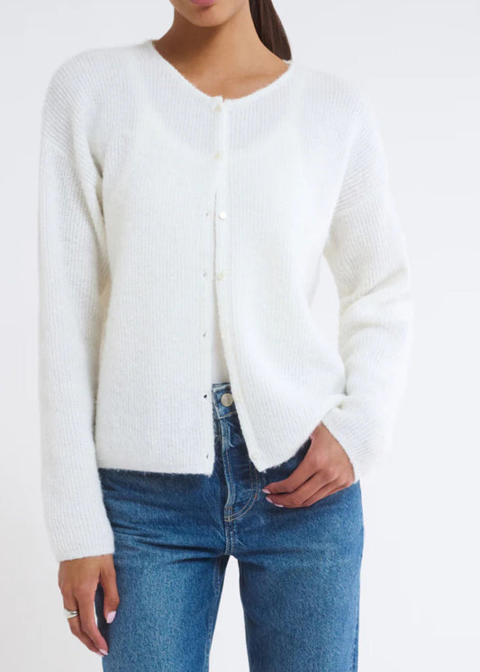 Newport Cardigan-Ivory