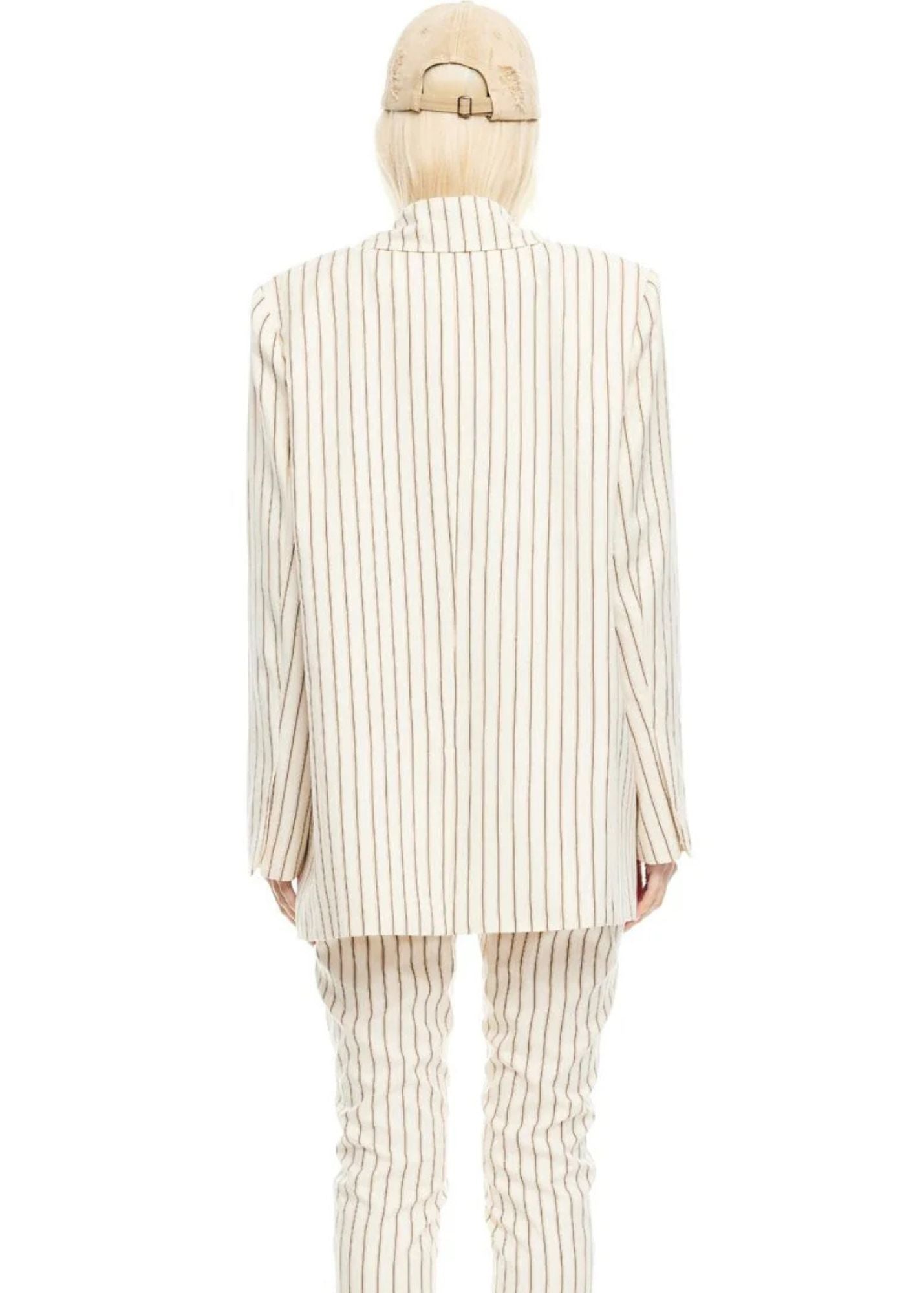 Les Deux Blazer-Cream Stripe