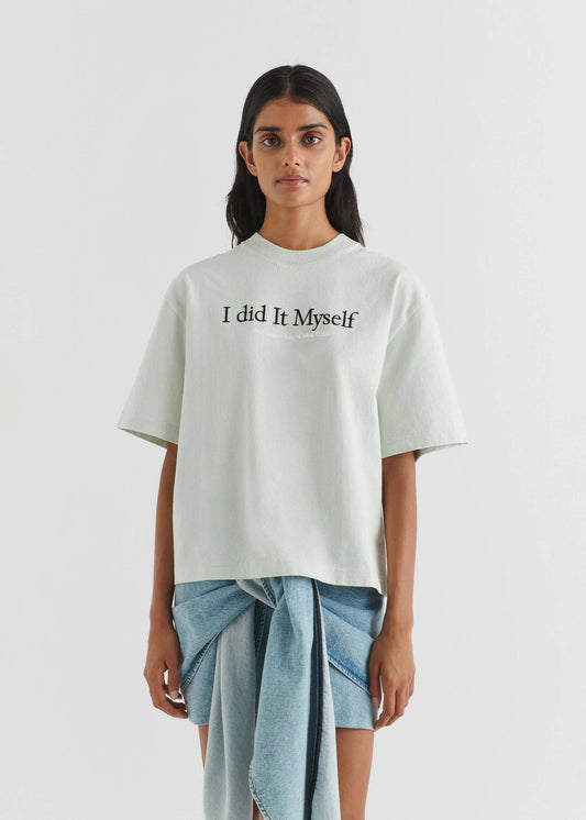 I Did It MySelf T-Shirt-Pale Mint