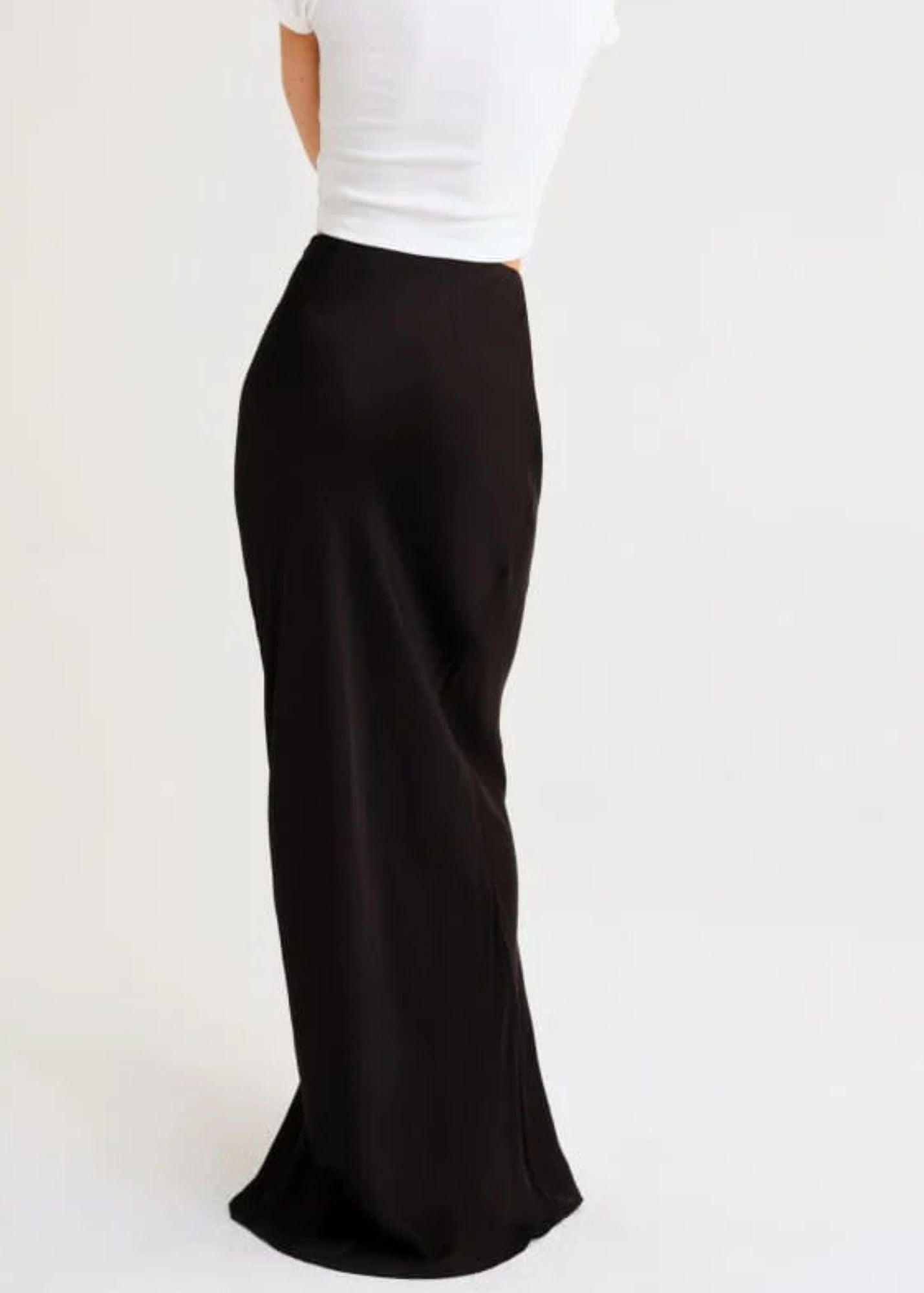 Archive Bias Maxi Skirt-Black