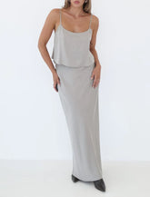 Archive Bias Maxi skirt-London Fog